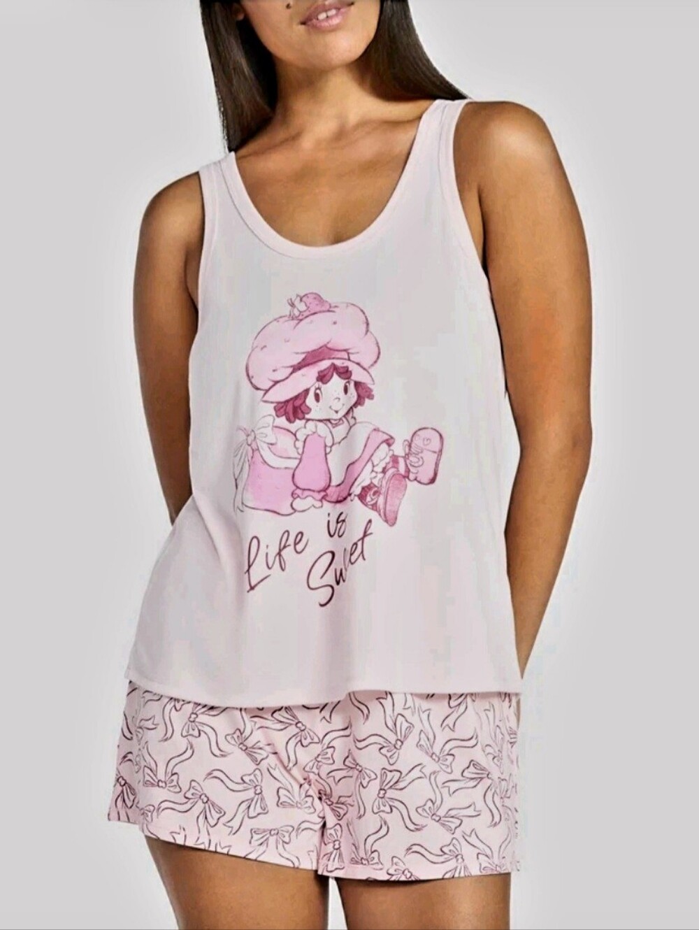 Strawberry Shortcake Sleep Tank and Shorts Set - Picture 5 of 5